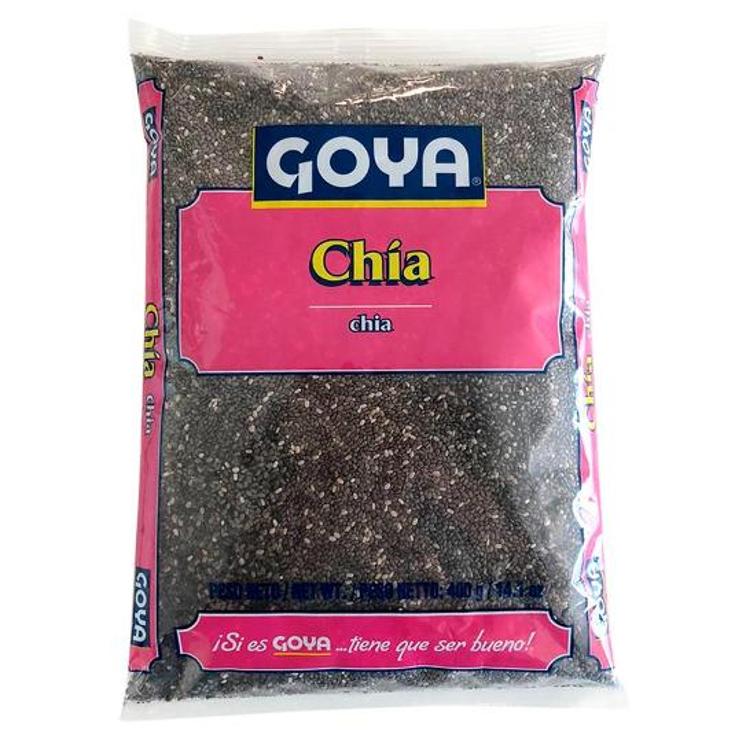 CHIA NEGRA CONVENCIONAL GOYA BOLSA 400 GR