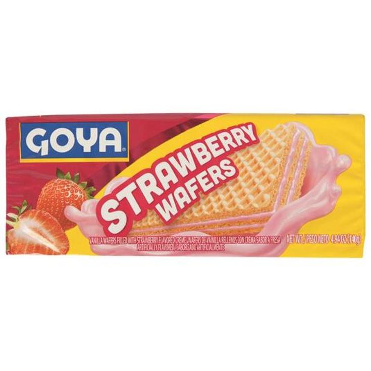 GALLETAS WAFER FRESA GOYA PQTE 140 GR