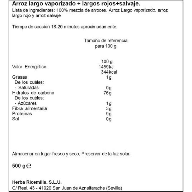 ARROZ ESPECIAL ENSALADA SOS PQTE 500 GR