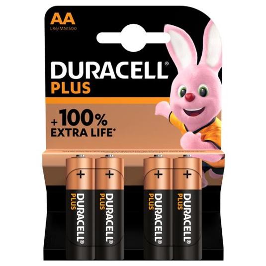 PILAS ALCALINAS PLUS AA LR06 DURACELL BLIST 1 UD