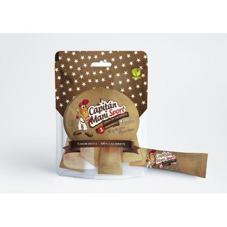 CREMA CACAHUETE 100% 5X15 CAPITAN MANI BOLSA 75 GR