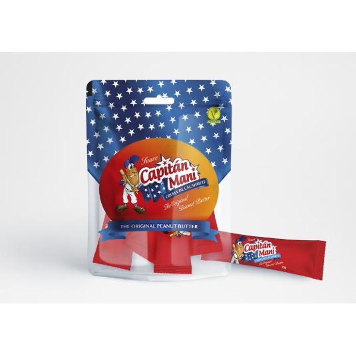 CREMA CACAHUETES 5X15 CAPITAN MANI BOLSA 75 GR