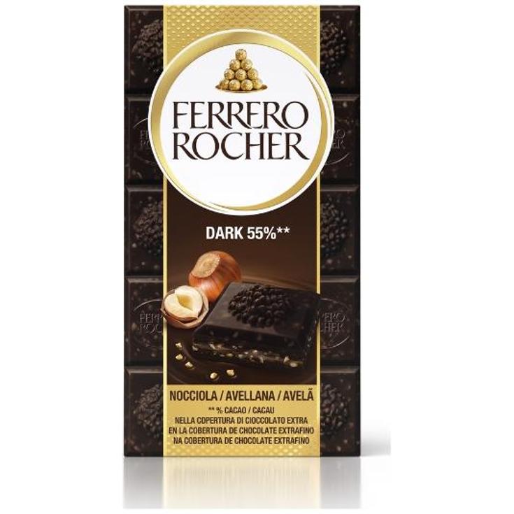 CHOCOLATE DARK 55% F.ROCHER FERRERO PTLLA 90 GR