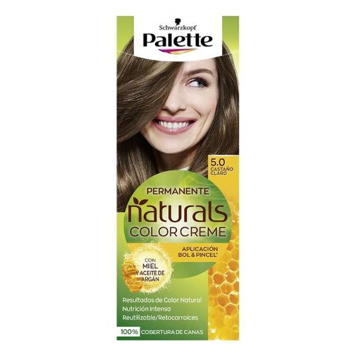 TINTE NATURAL CASTAÑO CLARO 5,0 PALETTE INTE CAJA 1 UD