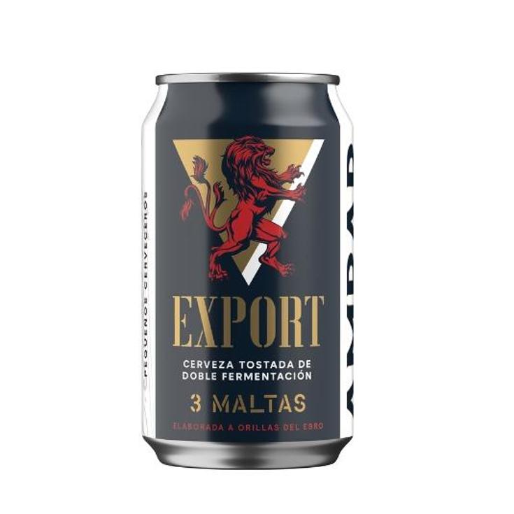 CERVEZA EXPORT 7º TOSTADA AMBAR LATA 33 CL