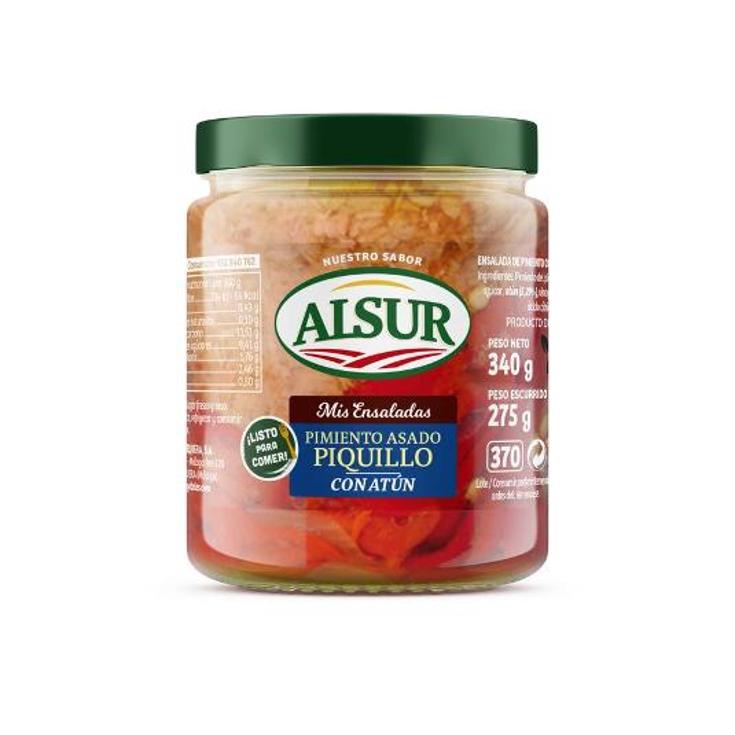 ENSALADA DE PIMIENTO CON ATUN ALSUR FRASCO 275 GR