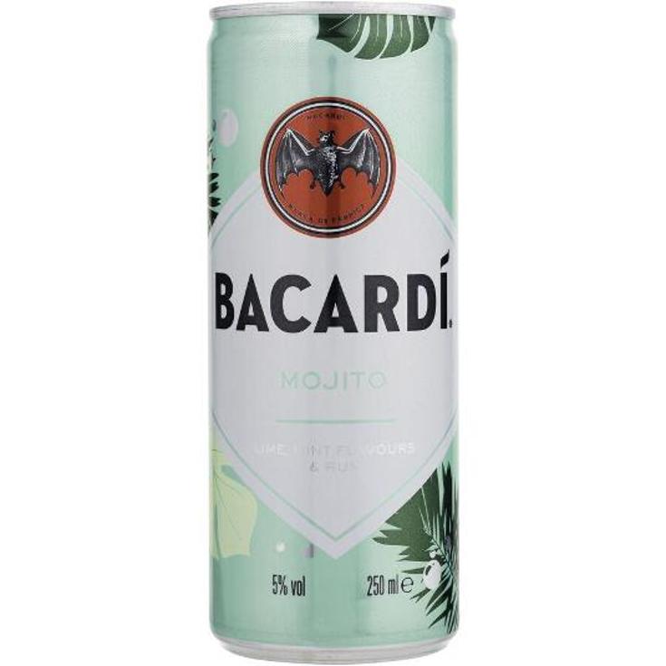 COMBINADO MOJITO 5º BACARDI LATA 250 ML