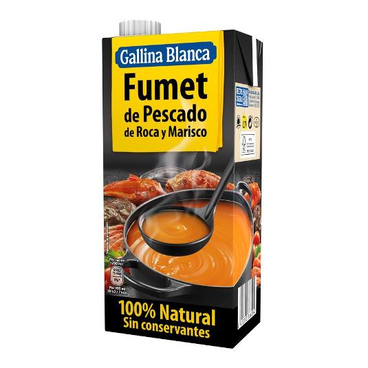 FUMET PESCADO DE ROCA Y MARISCO G.BLANCA BRIK 1 LT