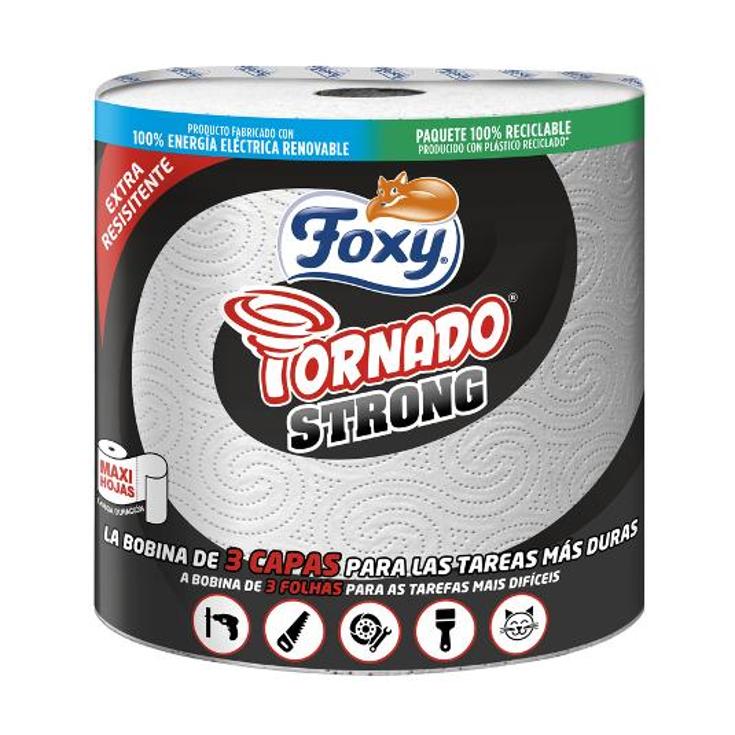 PAPEL COCINA TORNADO STRONG FOXY ROLLO 1 UD
