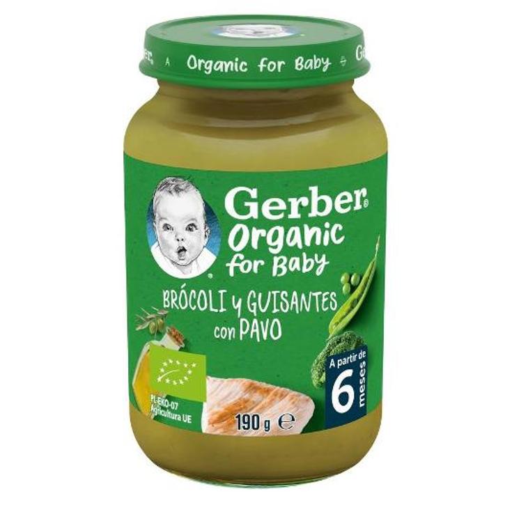 TARRITO BROCOLI+GUIS+PAVO ORGAN GERBER FRASC0 190 GR