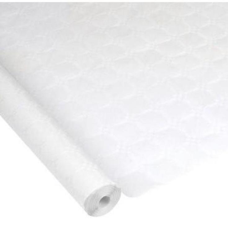 MANTEL D/PAPEL 1,18X5M BLANCO DAMASSE UNIDAD 1 UD