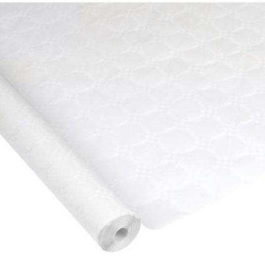 MANTEL D/PAPEL 1,18X5M BLANCO DAMASSE UNIDAD 1 UD