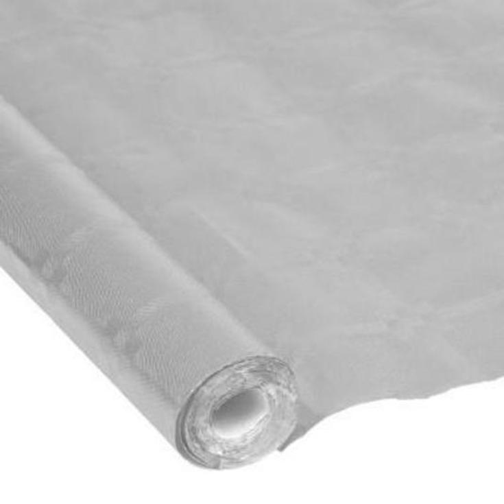 MANTEL D/PAPEL 1,18X5M PLATA DAMASSE UNIDAD 1 UD