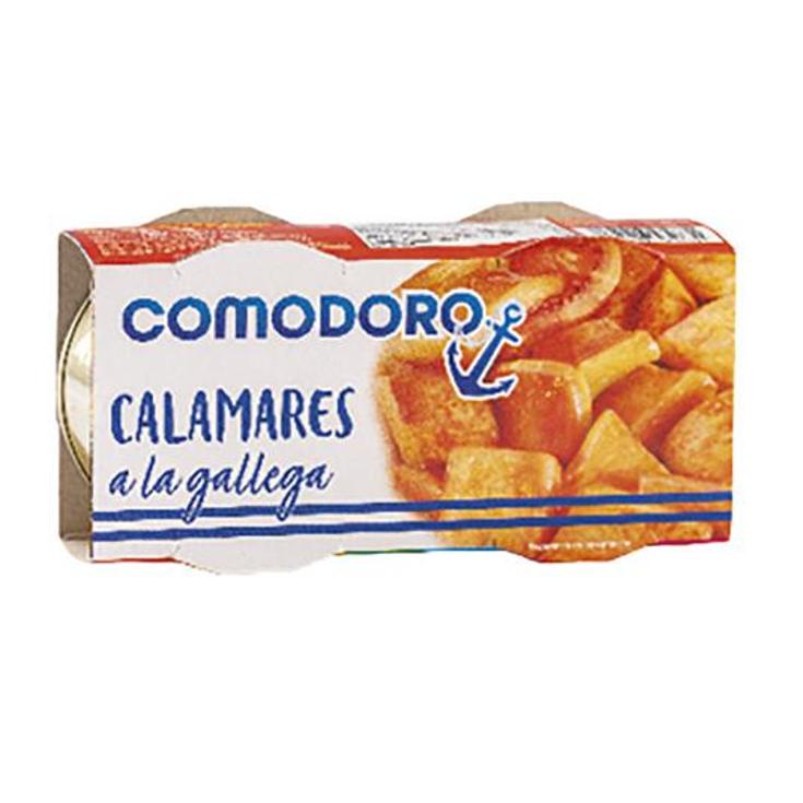 CALAMARES A LA GALLEGA 2X51 GR COMODORO LATA 102 GR