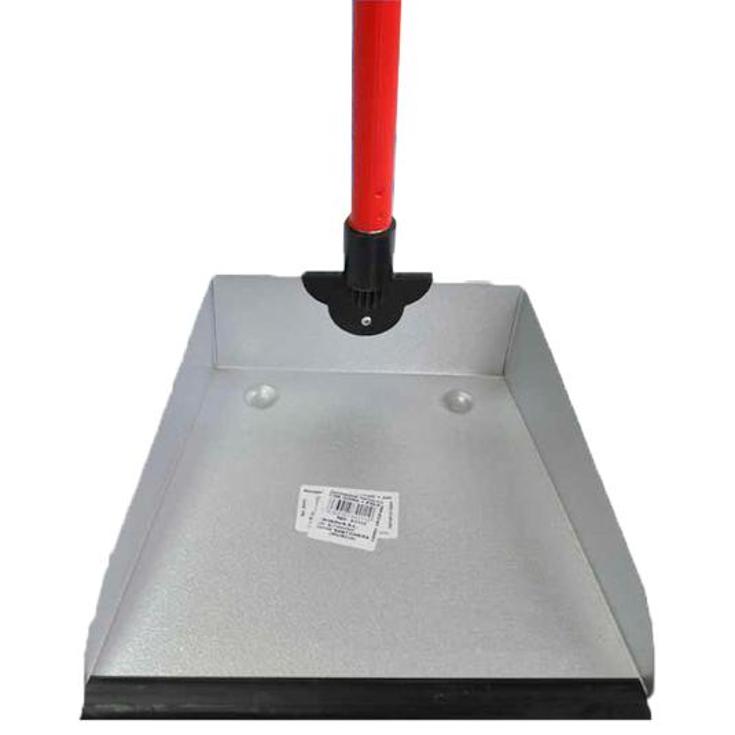 RECOGEDOR METALICO C/GOMA+PALO INDESUR UNIDAD 1 UD