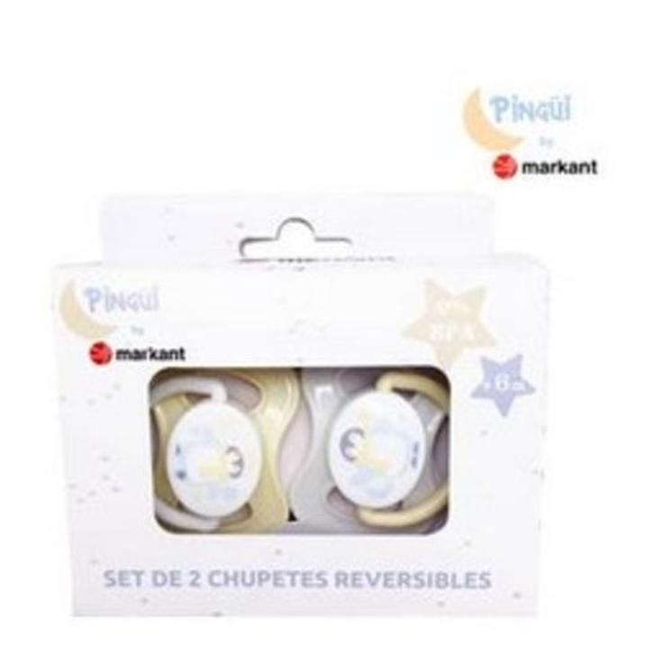 CHUPETE +6 MESES PINGÜI PACK 2 UD