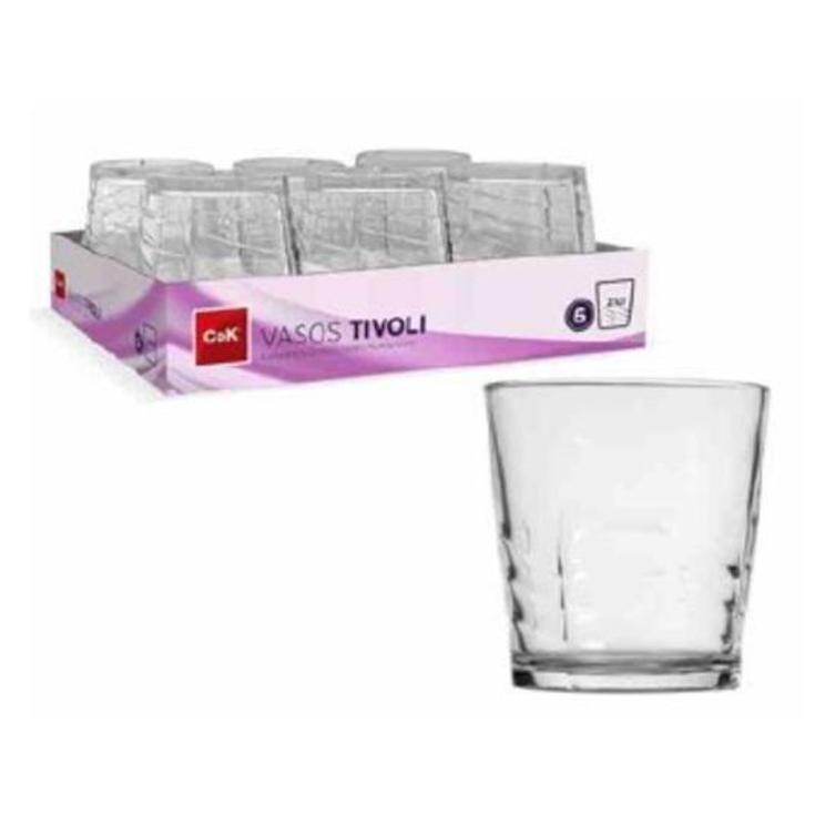 VASO AGUA 27CL TIVOLI PACK-6 COK UNIDAD 1 UD