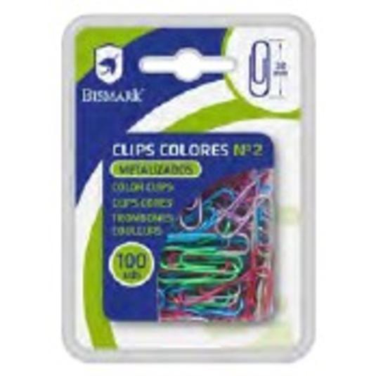 CLIPS SURTIDO METALICO 100 UD BISMARK UNIDAD