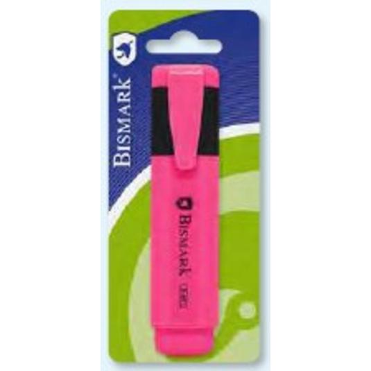MARCADOR FLUORESCENTE ROSA 1 UD BISMARK UNIDAD