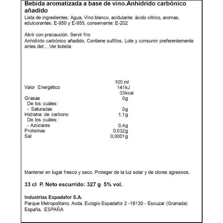 COMBINADO PIÑA COLADA 5% BL4ADE PET 33 CL