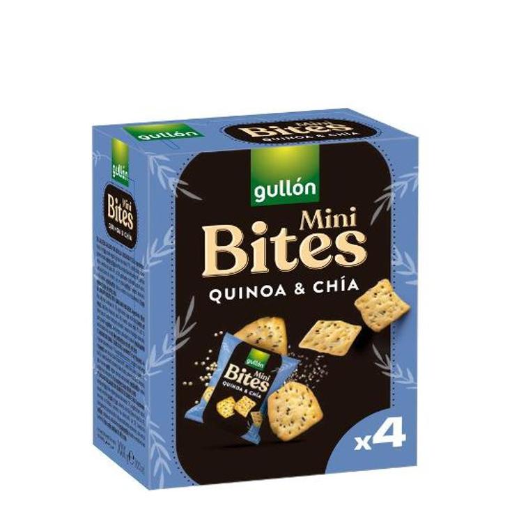 GALLETAS MINI BITES QUINOA CHIA GULLON CAJA 160 GR