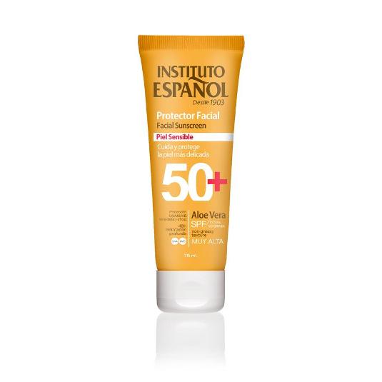 PROT.FACIAL PIEL SENS.SPF50+ INST.ESPAÑOL TUBO 75 ML