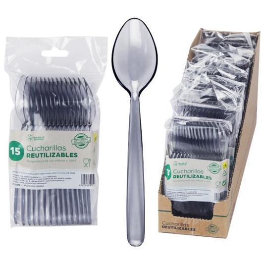 CUCHARILLAS REUTILIZABLES 15 UD PACK 15 UD