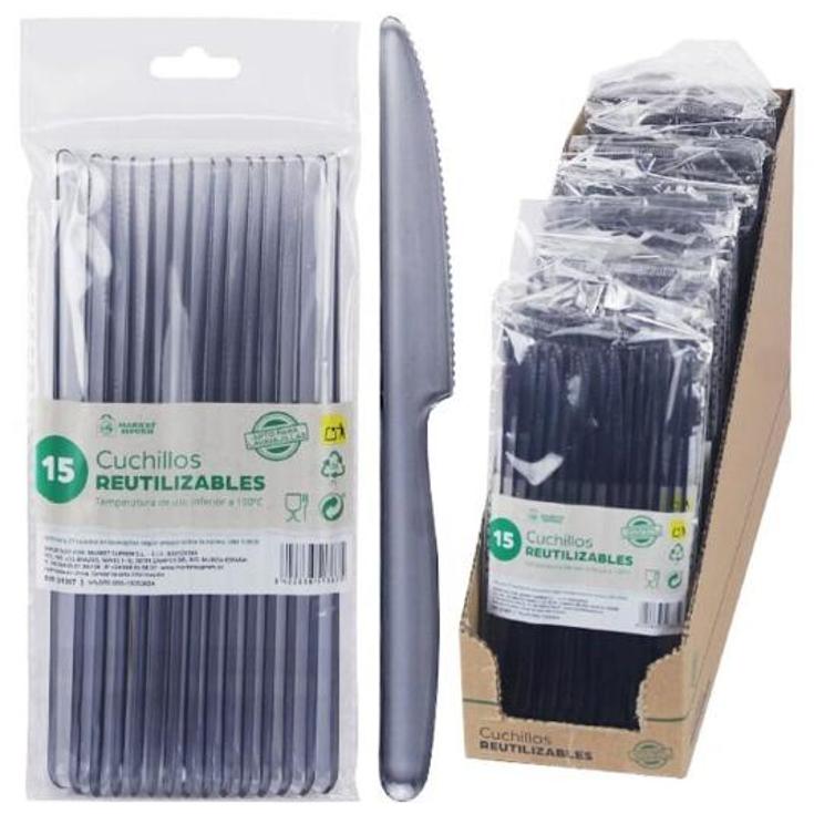CUCHILLOS REUTILIZABLES 15 UD PACK 15 UD
