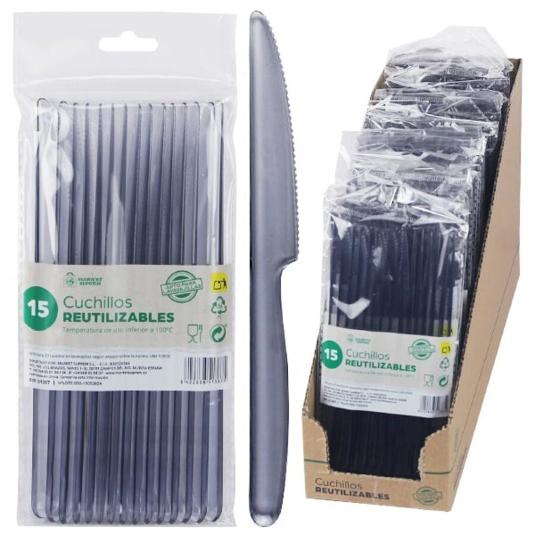 CUCHILLOS REUTILIZABLES 15 UD PACK 15 UD