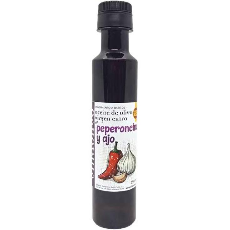 CONDIMENTO AC.OLIVA C/AJO+PEPER VILLAOLIVO BTLLA 250 ML