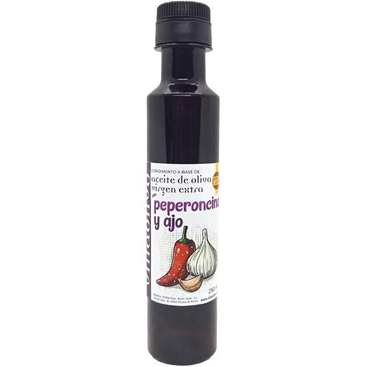CONDIMENTO AC.OLIVA C/AJO+PEPER VILLAOLIVO BTLLA 250 ML