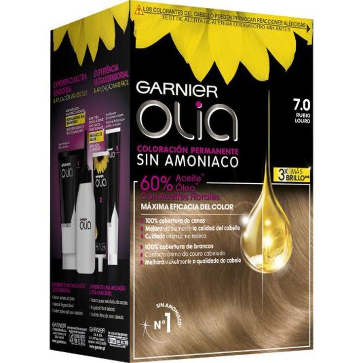 TINTE CABELLO 7.0 RUBIO OLIA CAJA 232 ML