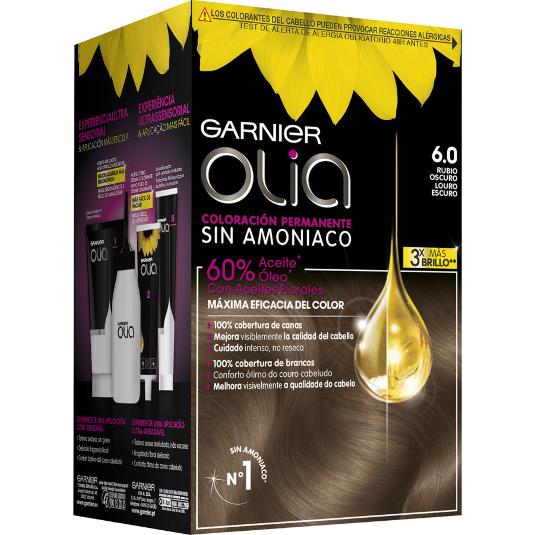 TINTE CABELLO 6.0 RUBIO OSCURO OLIA CAJA 232 ML
