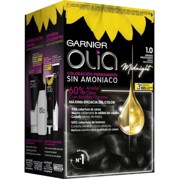 TINTE CABELLO 1.0 NEGRO EBANO OLIA CAJA 232 ML