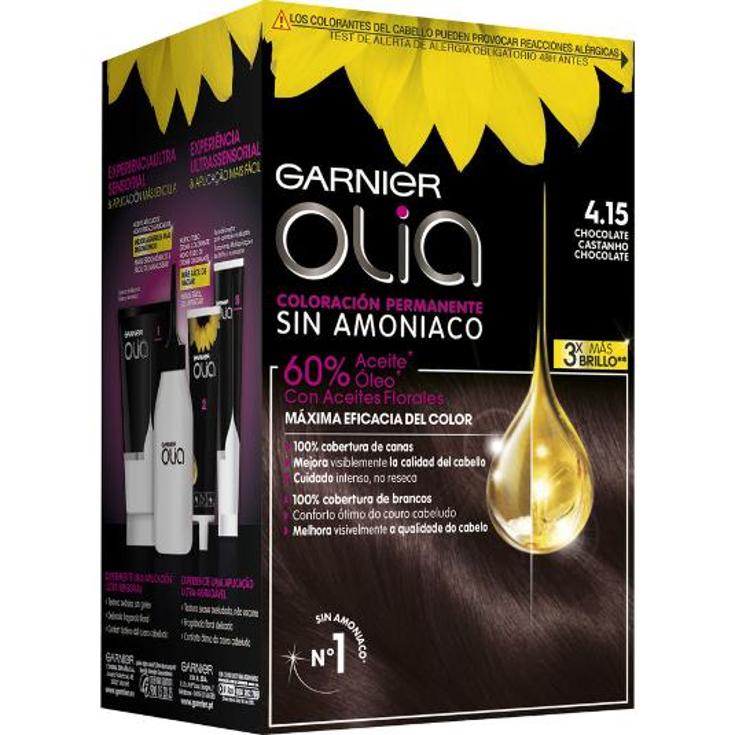 TINTE CABELLO 4.15 CHOCOLATE OLIA CAJA 232 ML