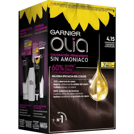 TINTE CABELLO 4.15 CHOCOLATE OLIA CAJA 232 ML