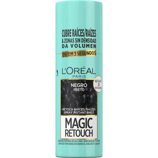 SPRAY RETOCA-RAICES NEGRO LOREAL SPRAY 75 ML