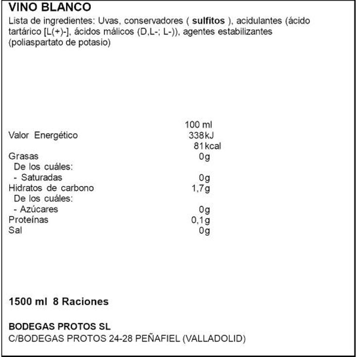 ESTUCHE VINO BL. RUEDA VERDEJO PROTOS PACK 2 UD