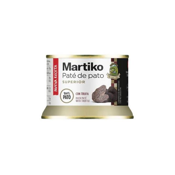 PATE DE PATO CON TRUFA MARTIKO LATA 130 GR