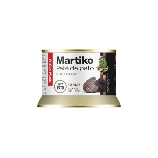 PATE DE PATO CON TRUFA MARTIKO LATA 130 GR