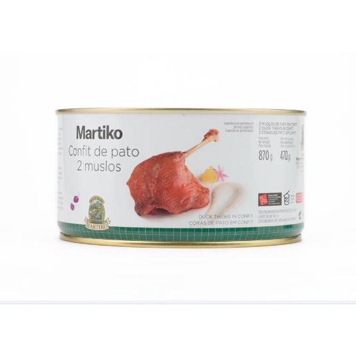 CONFIT DE PATO (2+1 MUSLO) MARTIKO LATA 870 GR