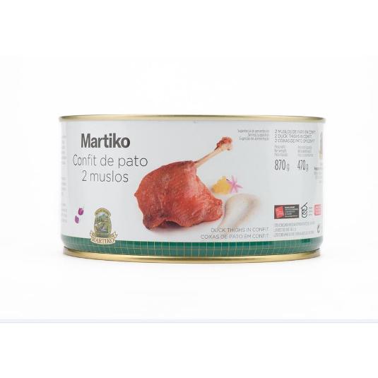 CONFIT DE PATO (2+1 MUSLO) MARTIKO LATA 870 GR