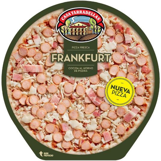 PIZZA FRESCA FRANKFURT TARRADELLAS UNIDAD 420 GR