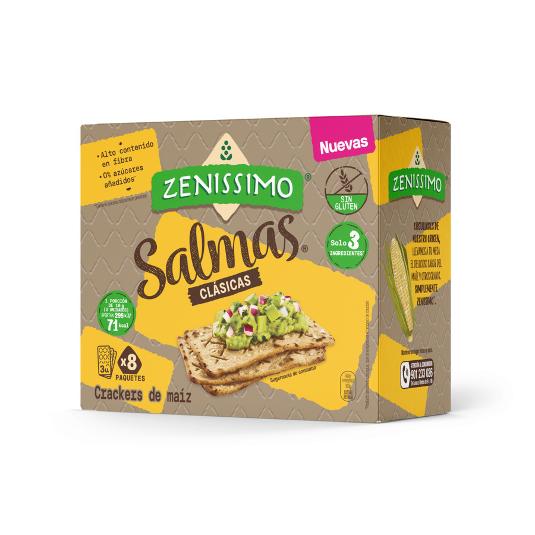 TOSTAS SALMAS CLASICAS ZENISSIMO PQTE 144 GR