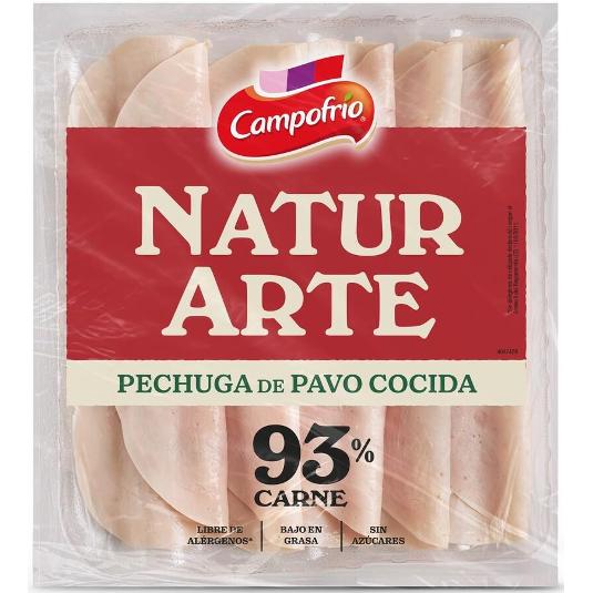 PECHUGA PAVO COCIDA NATURARTE SOBRE 105 GR