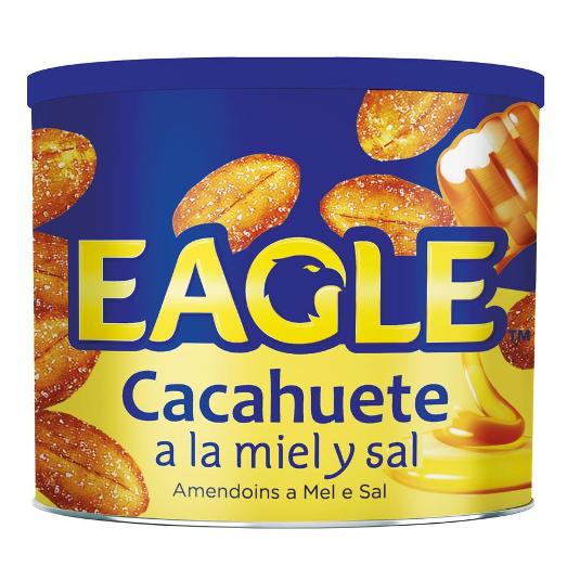 CACAHUETES CON MIEL Y SAL EAGLE BOTE 250 GR