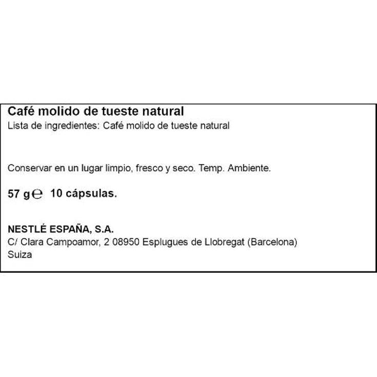 CAFE CAPS.NESPR.)RISTRETTO SHOT STARBUCKS CAJA 10 UD
