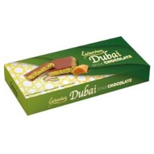 CHOCOLATE LECHE STYLE DUBAI EUROCHOC TABLET 100 GR