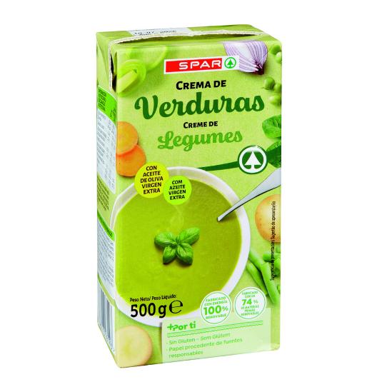 CREMA DE VERDURAS SPAR BRIK 500 GR