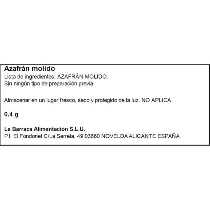 AZAFRÁN MOLIDO SPAR CAJA 4 GR